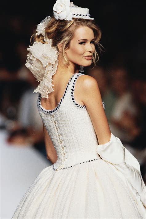 chanel claudia schiffer dress|claudia schiffer quotes.